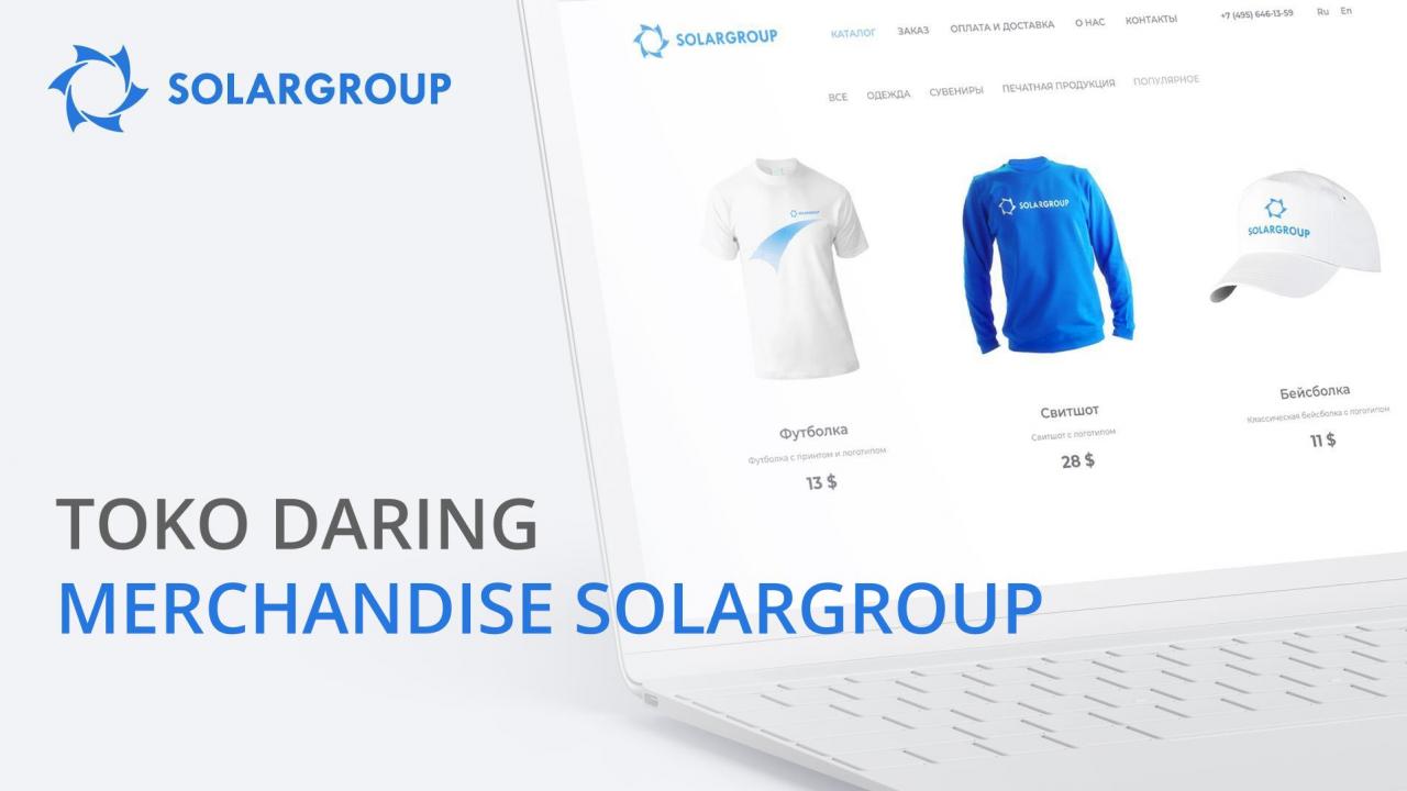 Selamat datang di toko daring merchandise SOLARGROUP