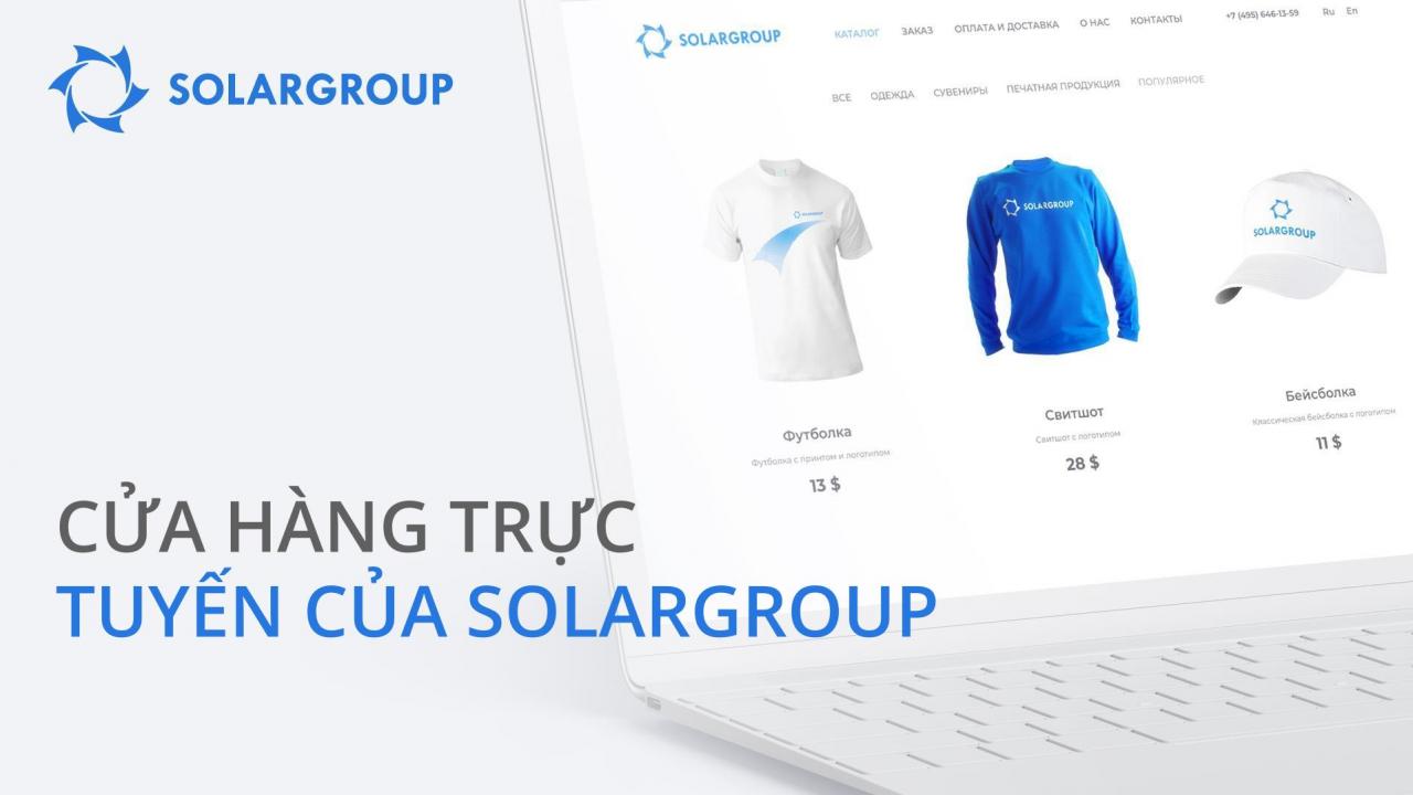 Chào mừng bạn đến với cửa hàng trực tuyến của SOLARGROUP