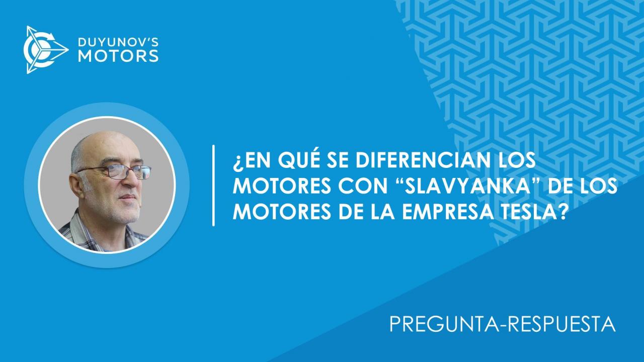 Pregunta-respuesta | ¿En qué se diferencian los motores con "Slavyanka" de los motores de la empresa Tesla?