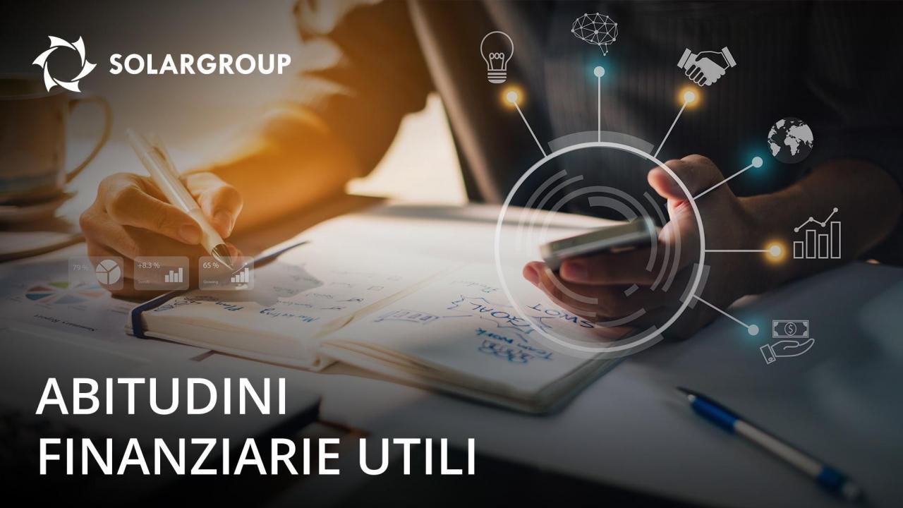 Abitudini finanziarie utili