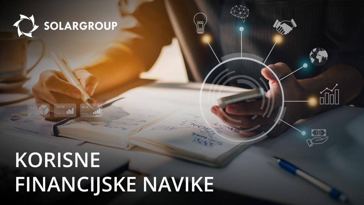 Dobre financijske navike