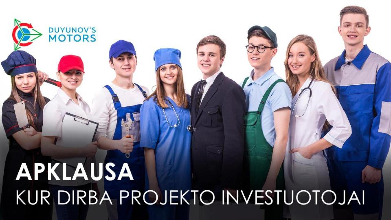 Šeštadienio apklausa / Kur dirba projekto investuotojai?