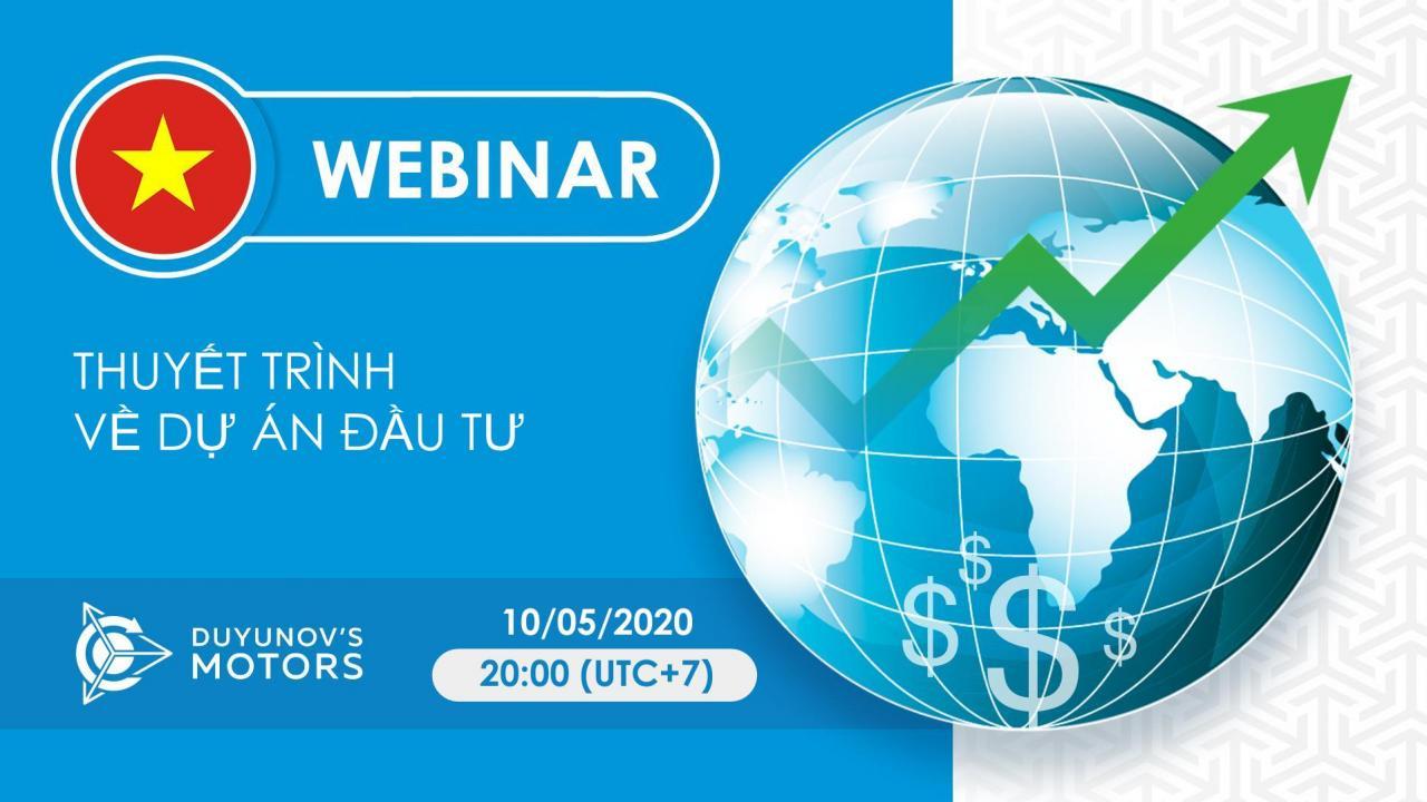 Vietnam. Thuyết trình về dự án đầu tư "Động cơ của Duyunov"