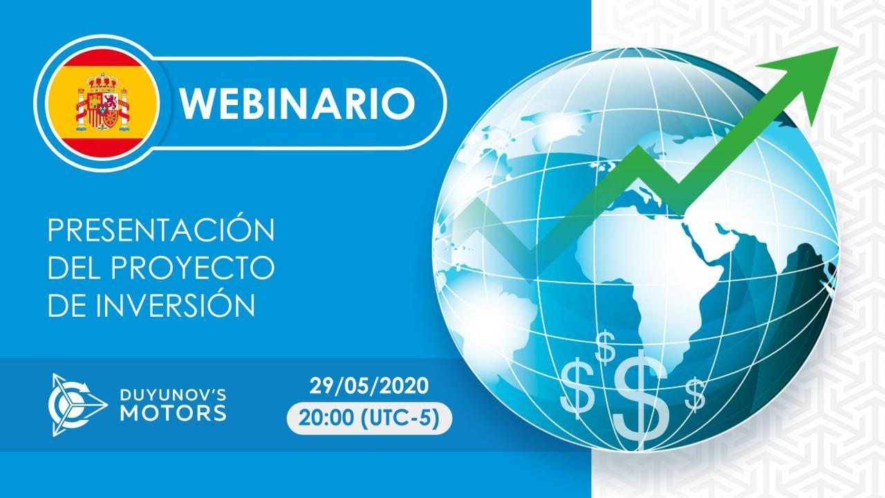 Latinoamerica. Presentación del proyecto de inversión "Motores de Duyunov"