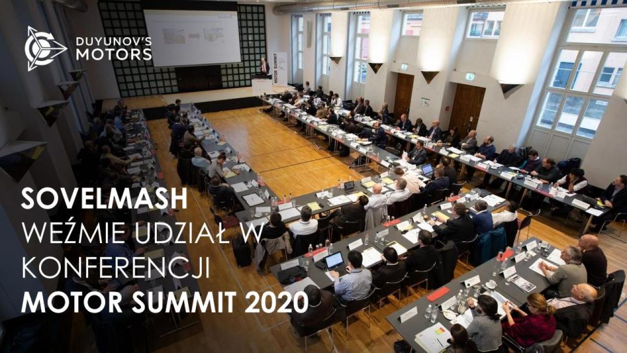 SovElMash weźmie udział w konferencji Motor Summit 2020 w Zurychu