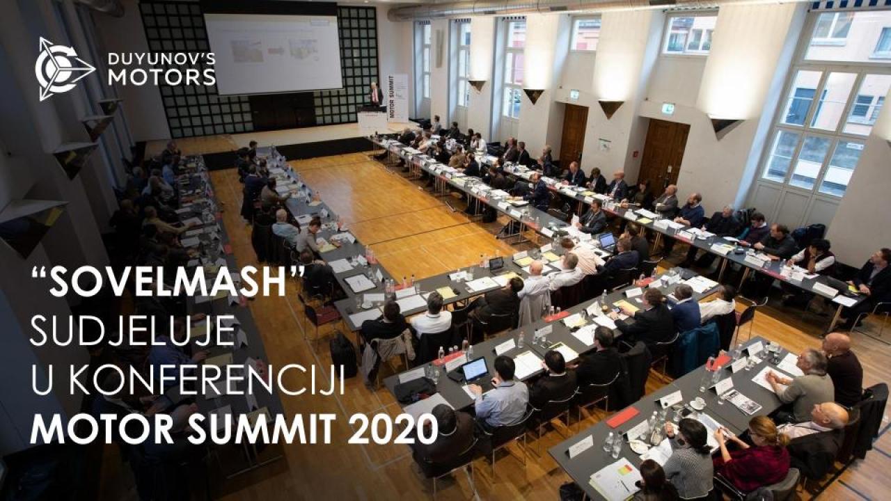 Tvrtka "SovElMash" sudjelovat će na konferenciji "Motor Summit 2020" u Zürichu