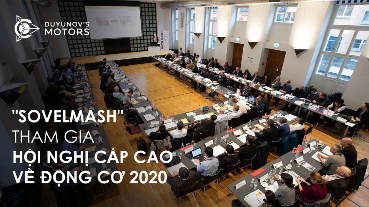 Sovelmash tham gia Hội nghị Cấp cao về Động cơ năm 2020 tại Zürich