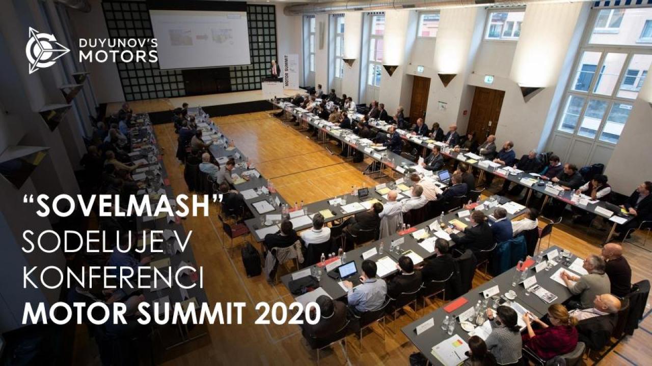 Podjetje "SovElMash" bo sodelovalo na konferenci Motor Summit 2020 v Zürichu