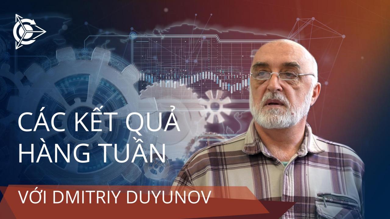 Các kết quả trong tuần của dự án "Động cơ của Duyunov"