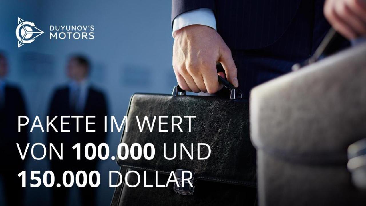 Neue Investitionspakete im Wert von $100.000 und $150.000 sind im persönlichen Account des Projekts verfügbar