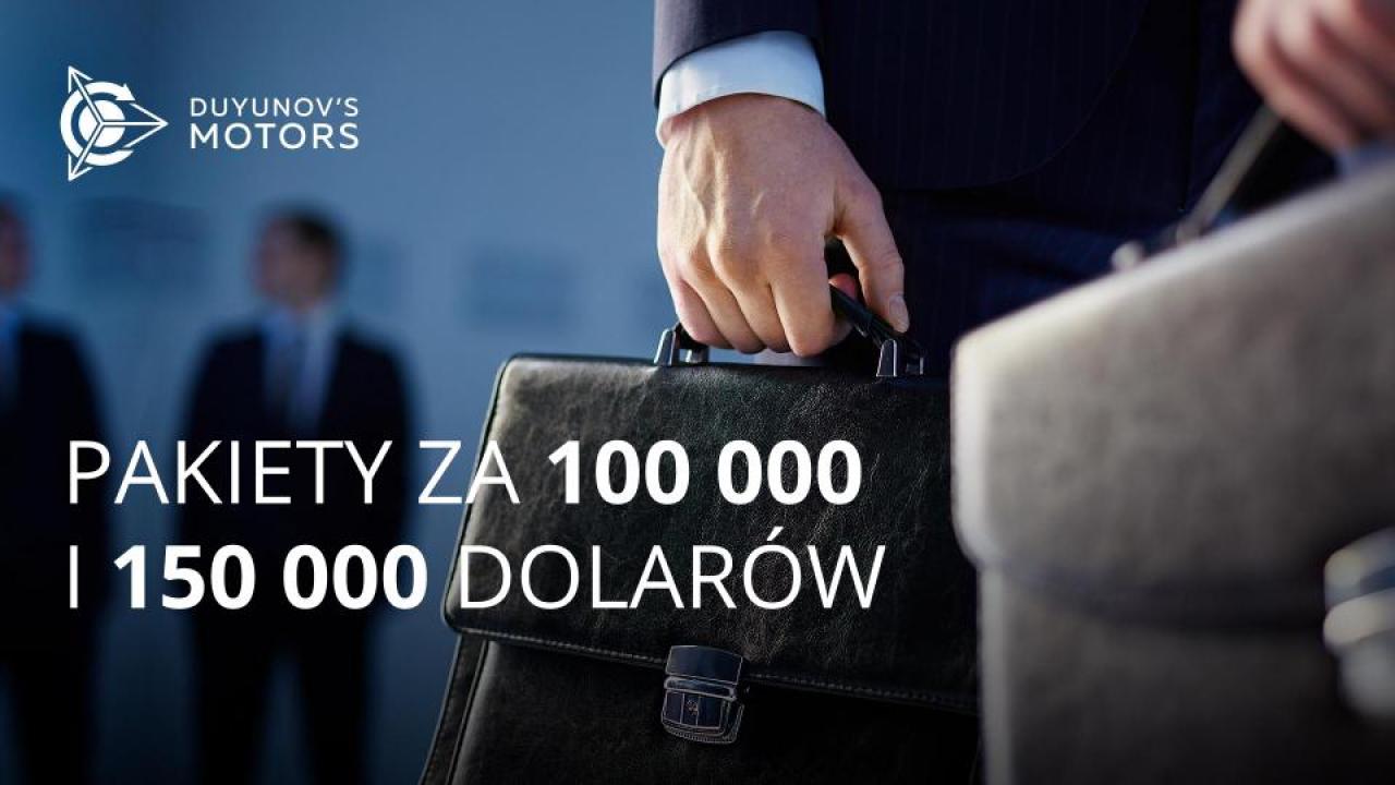 Nowe pakiety inwestycyjne za 100 000 i 150 000 dolarów są dostępne na profilu osobistym projektu