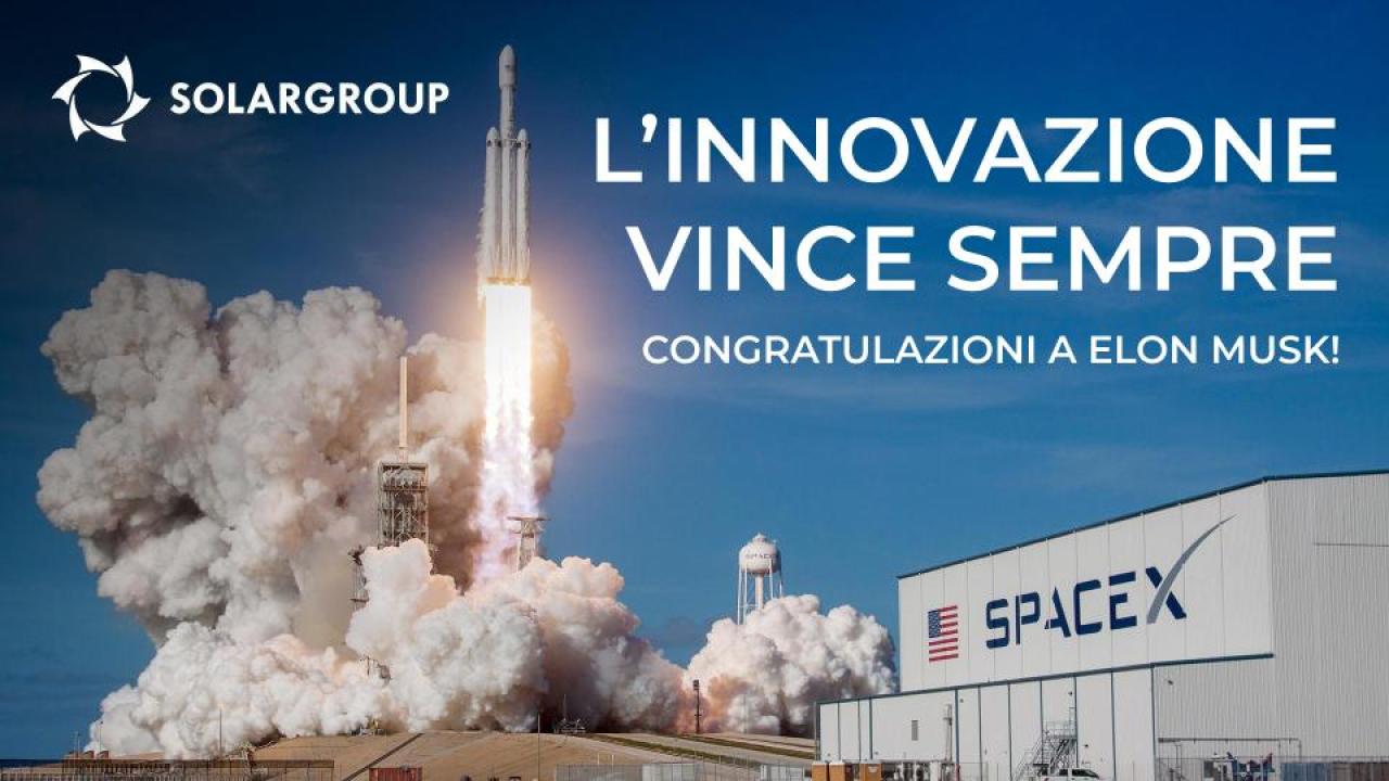 L'innovazione vince sempre: SOLARGROUP si congratula con Elon Musk!