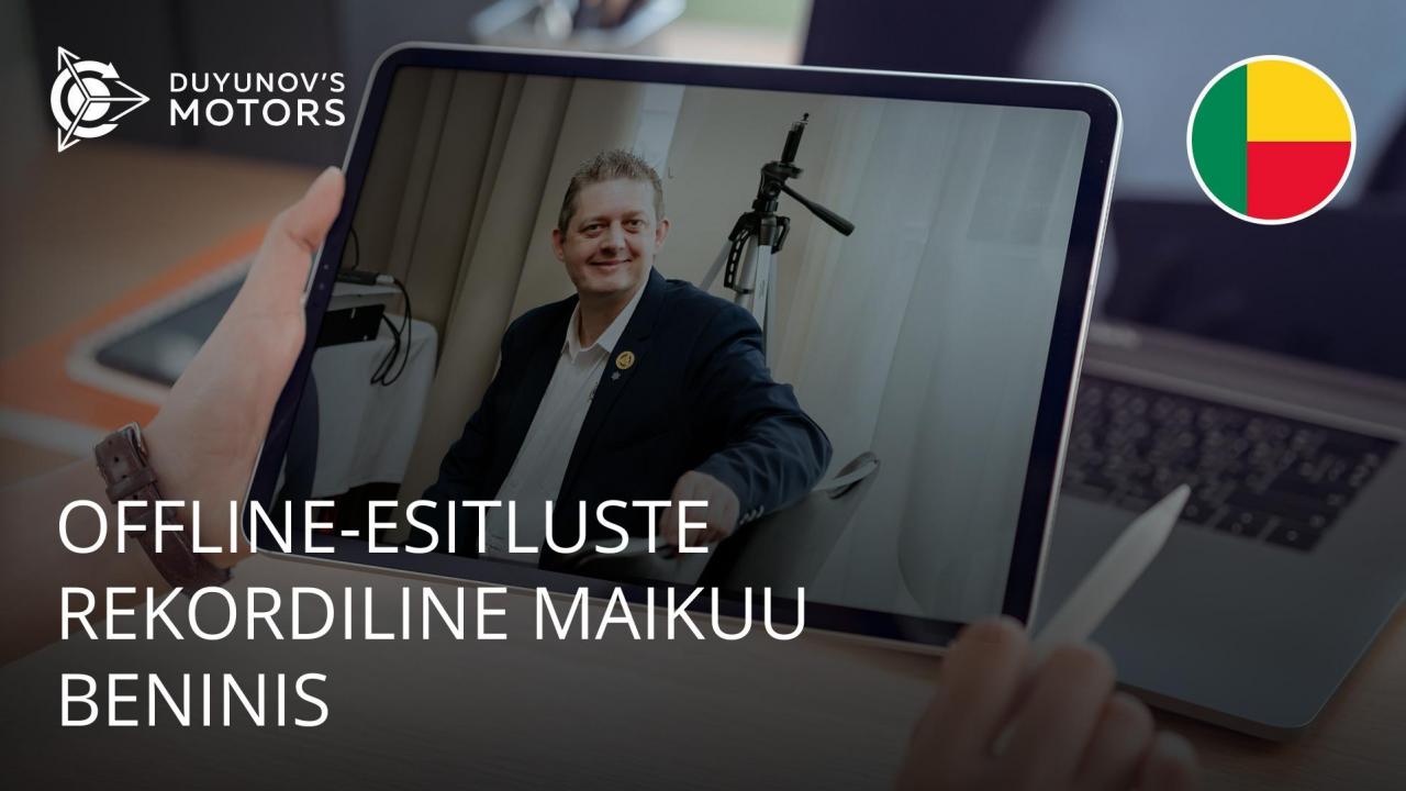 Benini rekordiline maikuu: projekti offline-esitlus