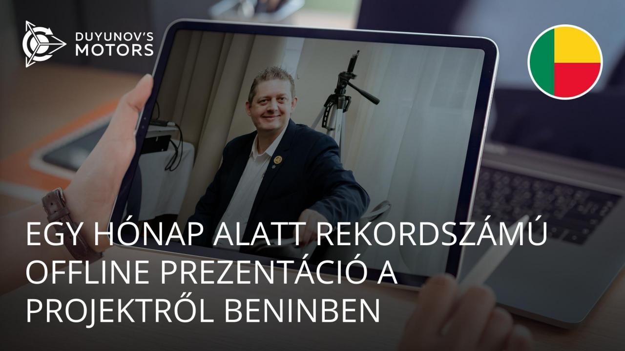 Rekord május Beninben: a projekt offline bemutatói