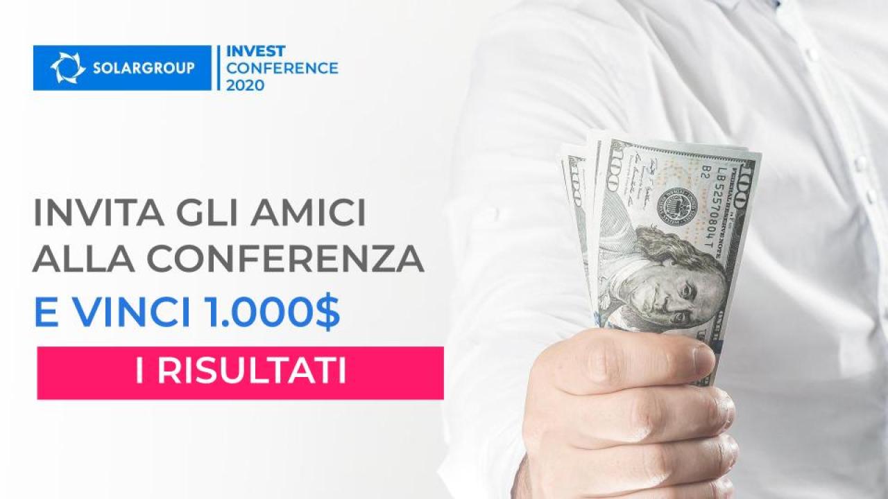 Congratulazioni ai vincitori del concorso di inviti alla SIC-2020!