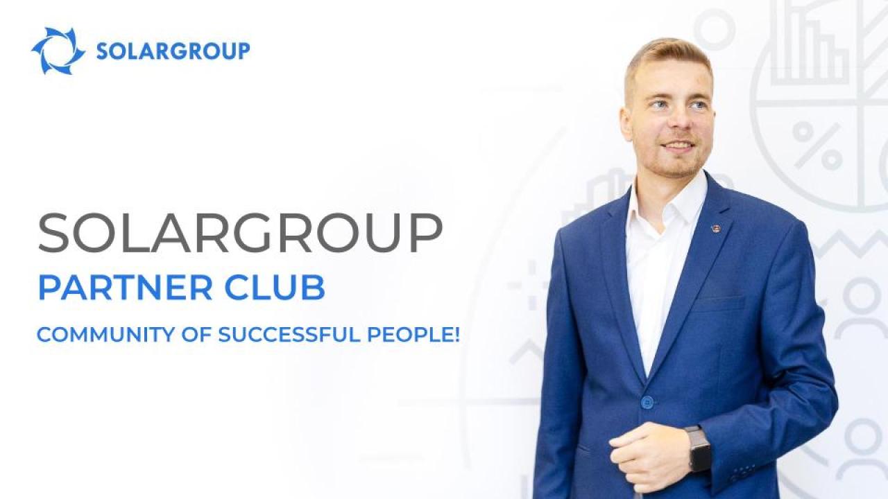 SOLARGROUP partner club is a powerful community for successful personal growth!