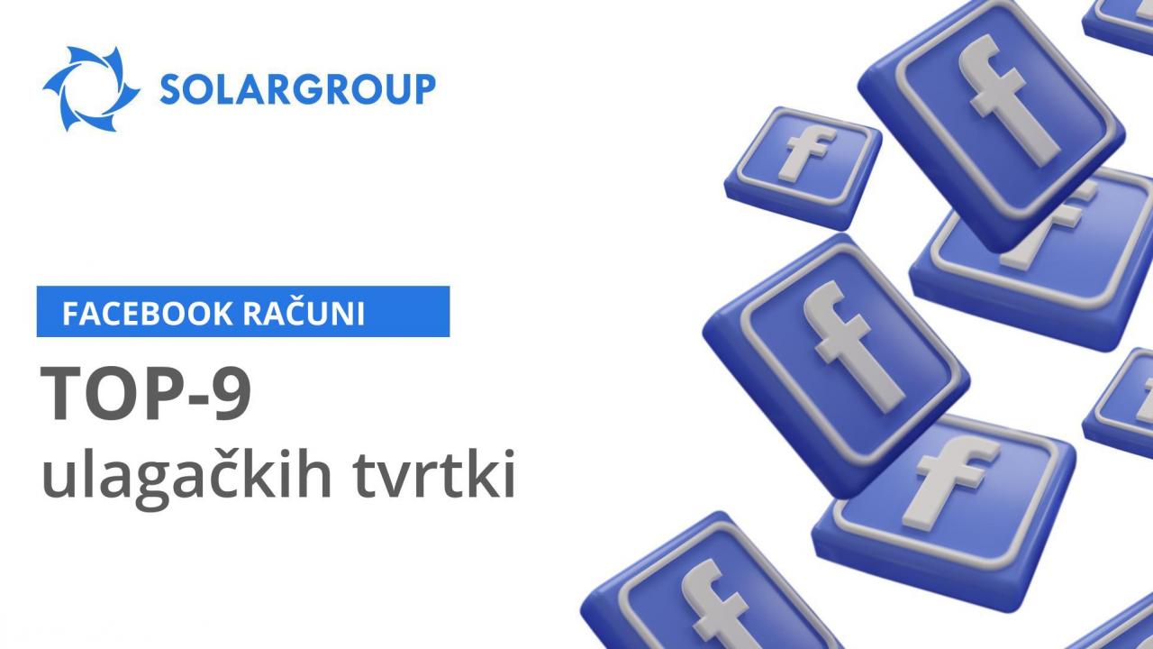 Facebook računi TOP 9 najvećih tvrtki za upravljanje imovinom