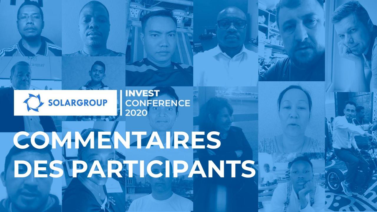 SOLARGROUP INVEST CONFERENCE: ce dont les participants se souviennent