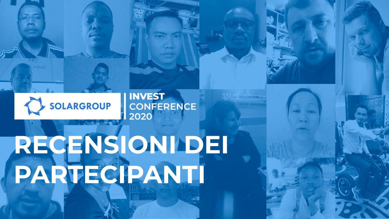 SOLARGROUP INVEST CONFERENCE: cosa è rimasto impresso ai partecipanti