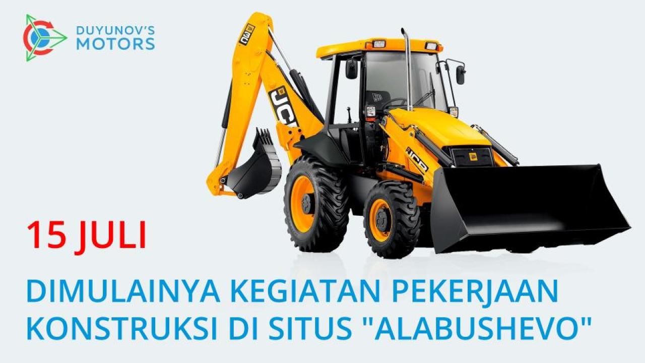 Kegiatan pekerjaan konstruksi di situs "Alabushevo" telah dimulai!