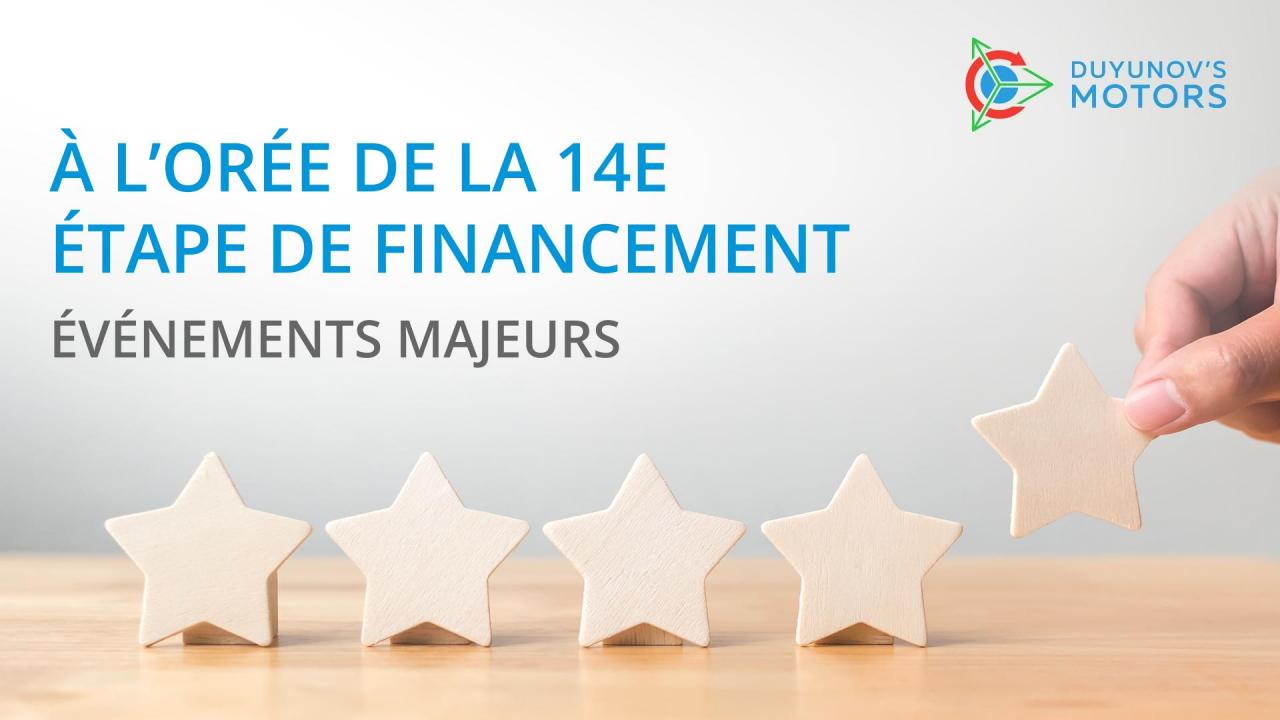 À l’orée de la 14e étape de financement: événements majeurs