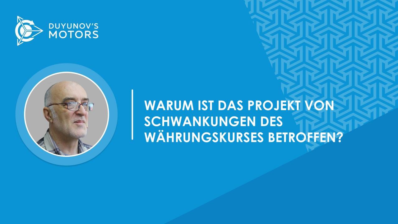 Frage-Antwort. Warum ist das Projekt von Schwankungen des Rubelkurses betroffen, wenn Investitionen in Dollar angezogen werden?