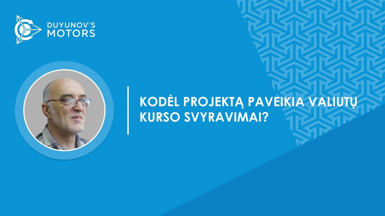 Klausimas–atsakymas. Kodėl projektą paveikia rublio kurso svyravimai, jei investicijos pritraukiamos doleriais?