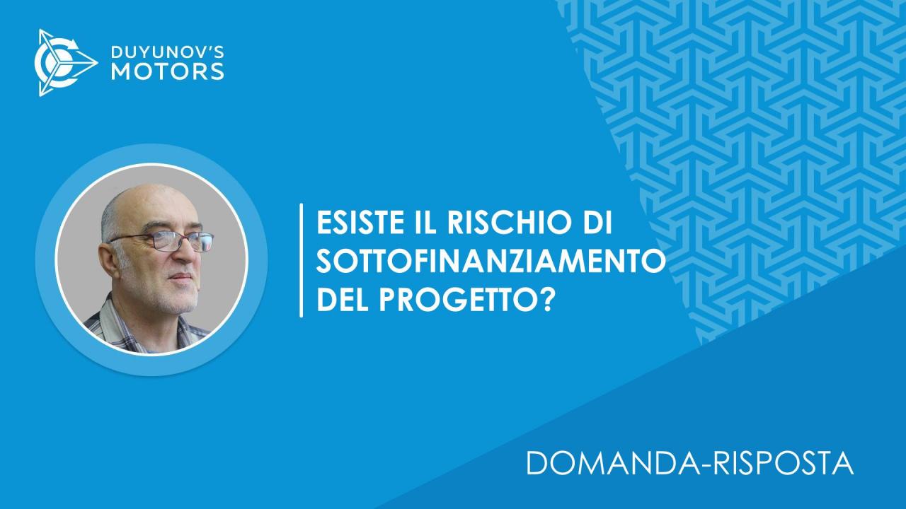 Domanda-risposta. Esiste il rischio di sottofinanziamento del progetto?