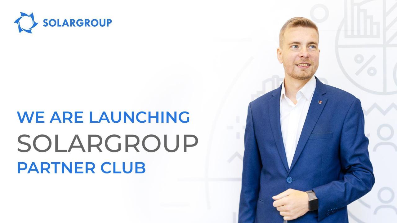 We are launching SOLARGROUP Partner club: are you with us?