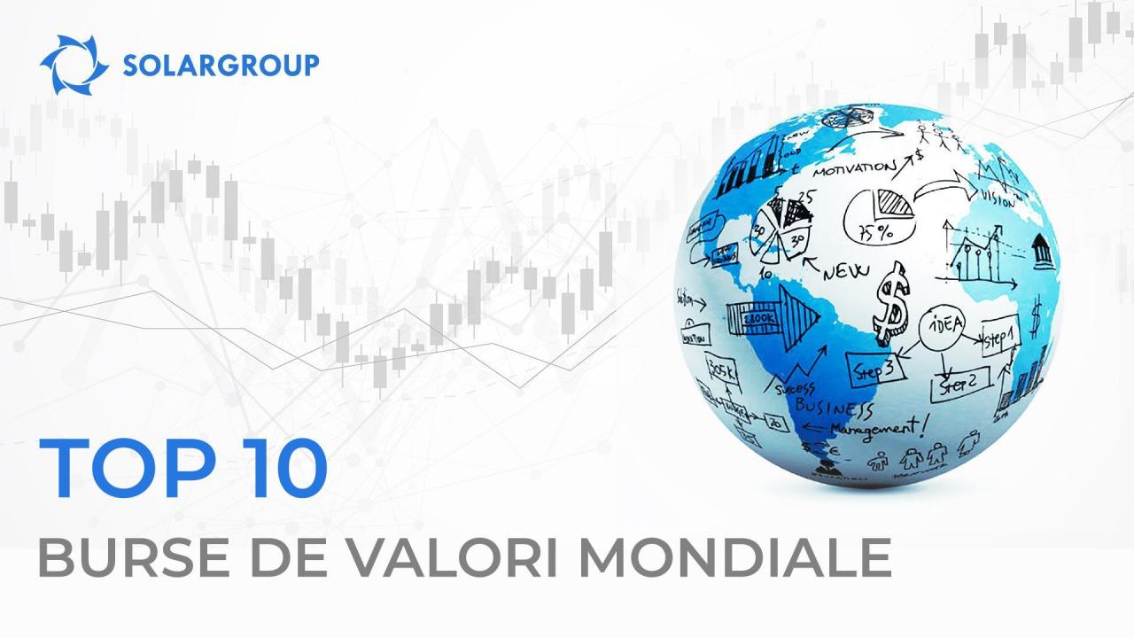 TOP 10 burse de valori mondiale