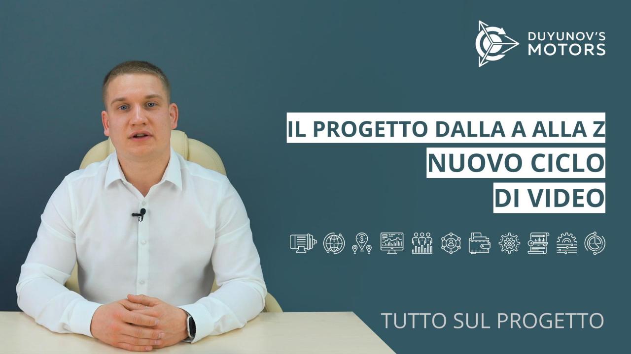 Nuovo ciclo di video sul progetto