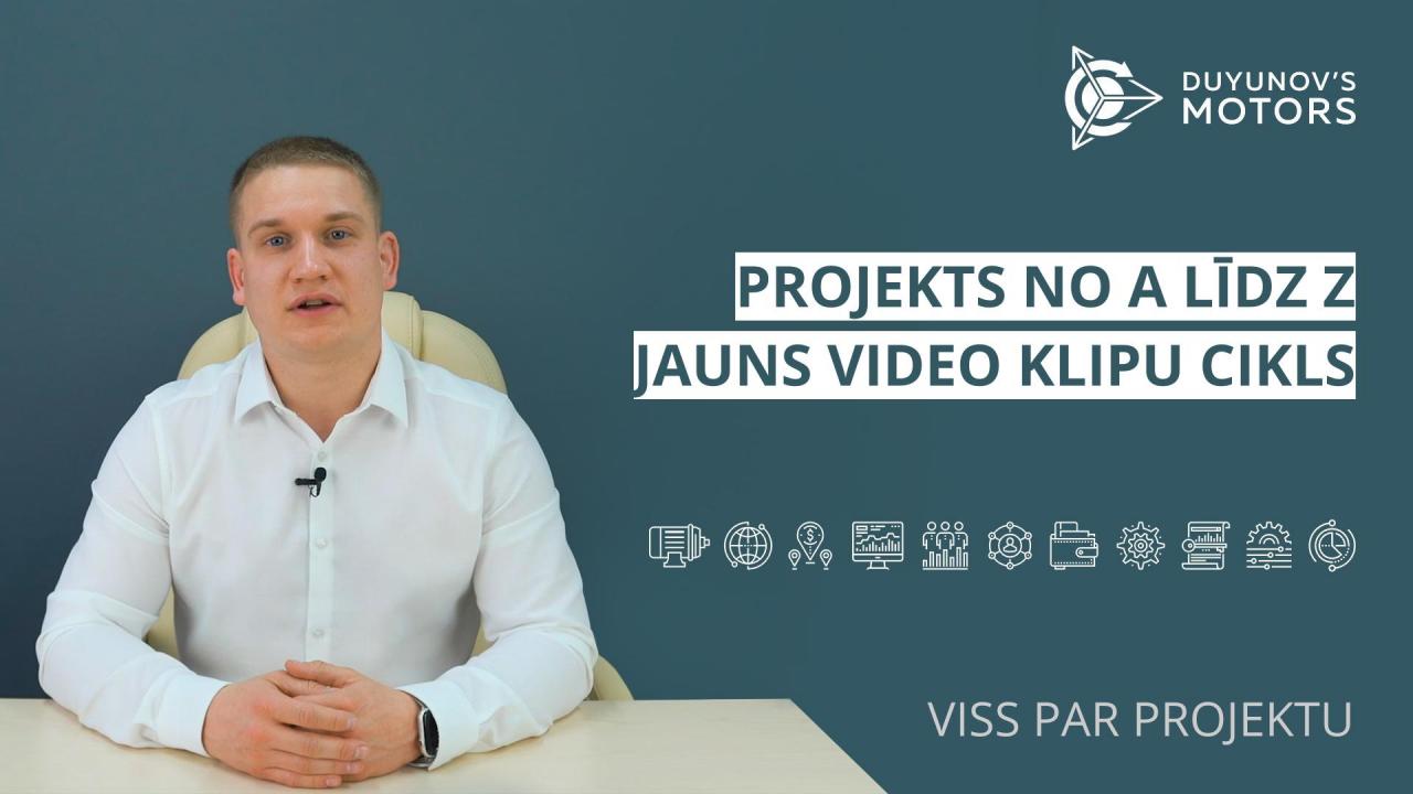 Jauns videoklipu cikls par projektu