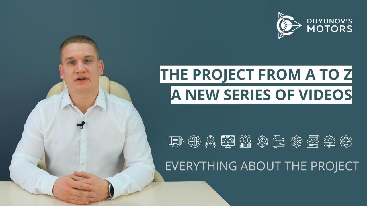 New series of videos about the project