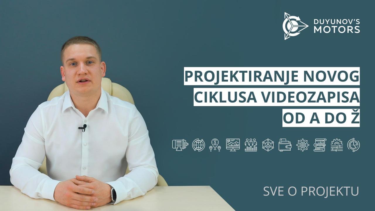 Novi ciklus videozapisa o projektu