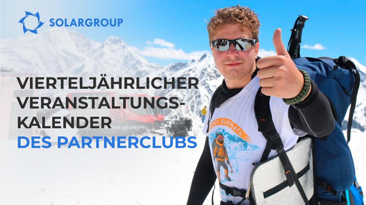 Veranstaltungskalender des Partnerclubs