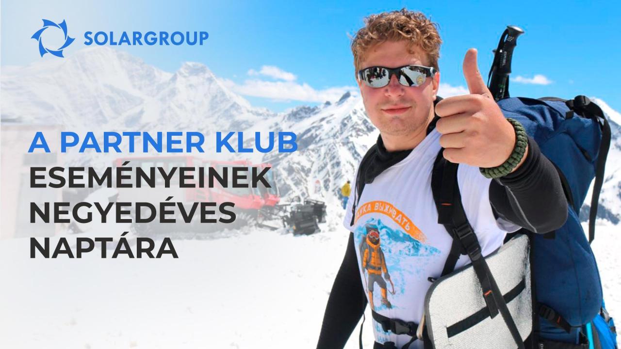 A Partner klub eseménynaptárja