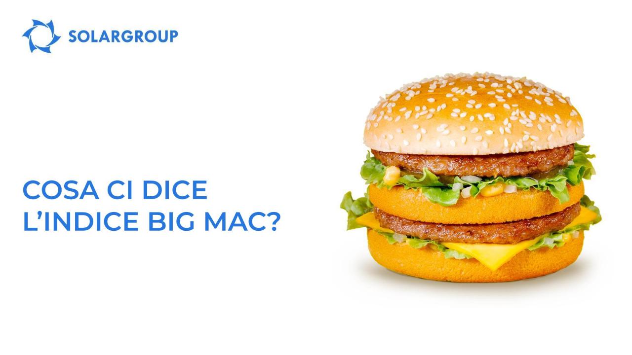 Cosa può dirci l'indice Big Mac?