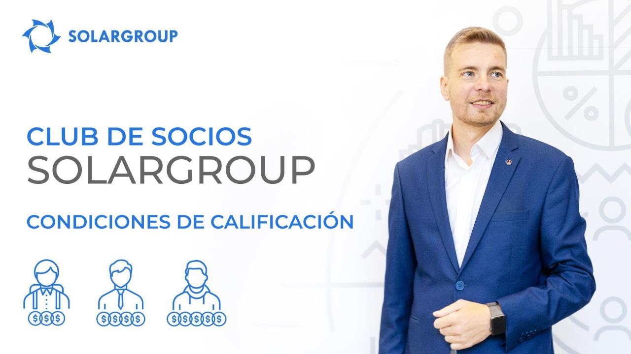 ¿Cómo ser miembro del Club de Socios de SOLARGROUP y mantener este estatus?