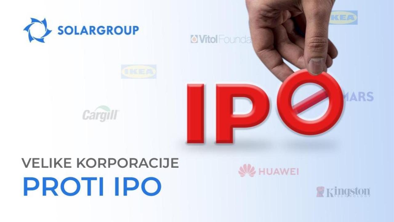 Proti IPO: Zakaj Mars in druge korporacije ne bodo izdale delnic?