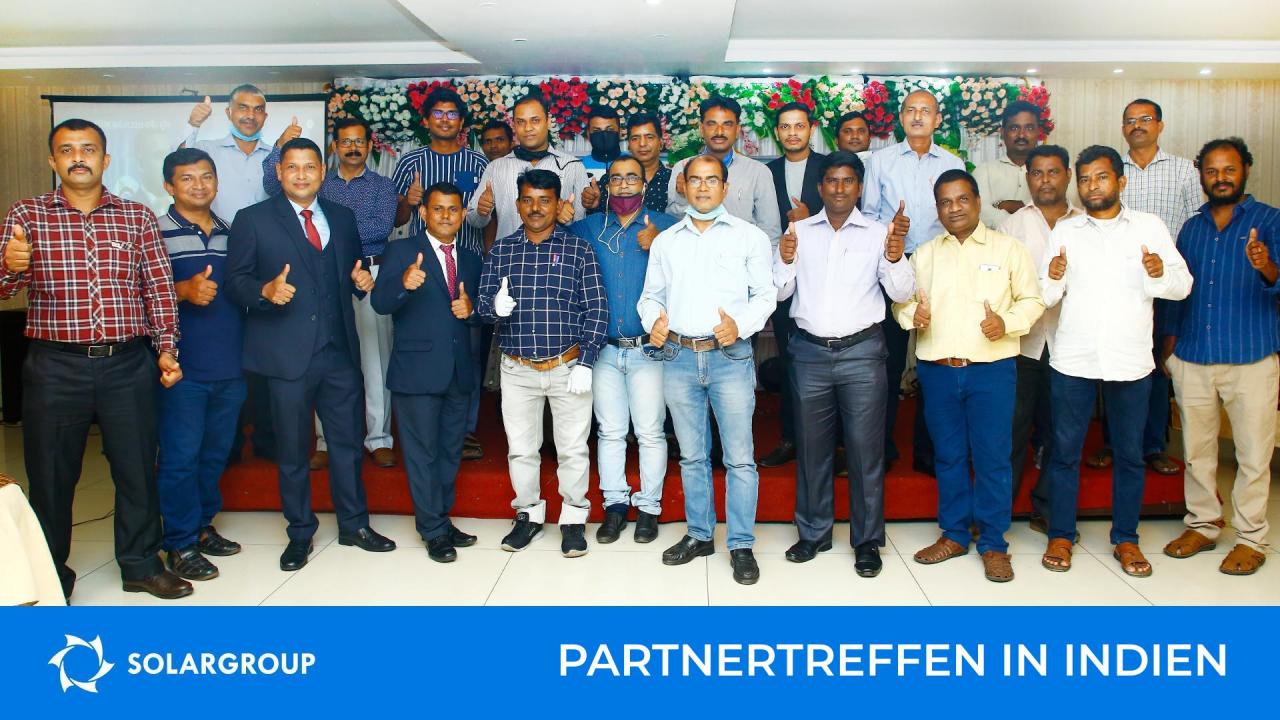 Treffen der SOLARGROUP-Partner in Indien