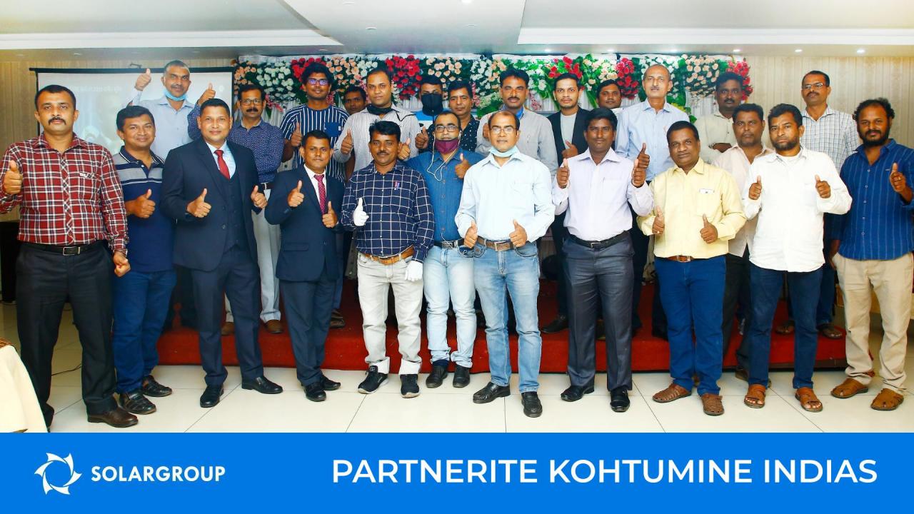 SOLARGROUPi partnerite kohtumine Indias