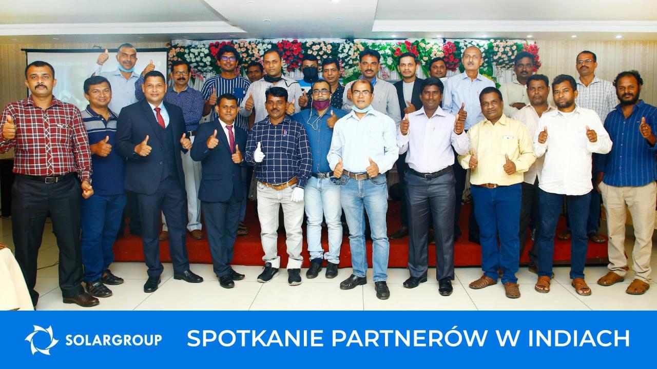 Spotkanie partnerów SOLARGROUP w Indiach