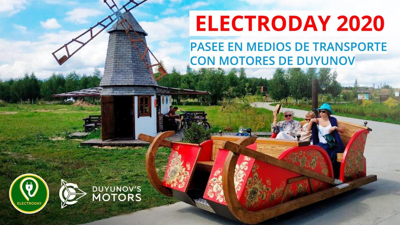 Electroday 2020: vehicles with Duyunov's motors participate in the electric transport show