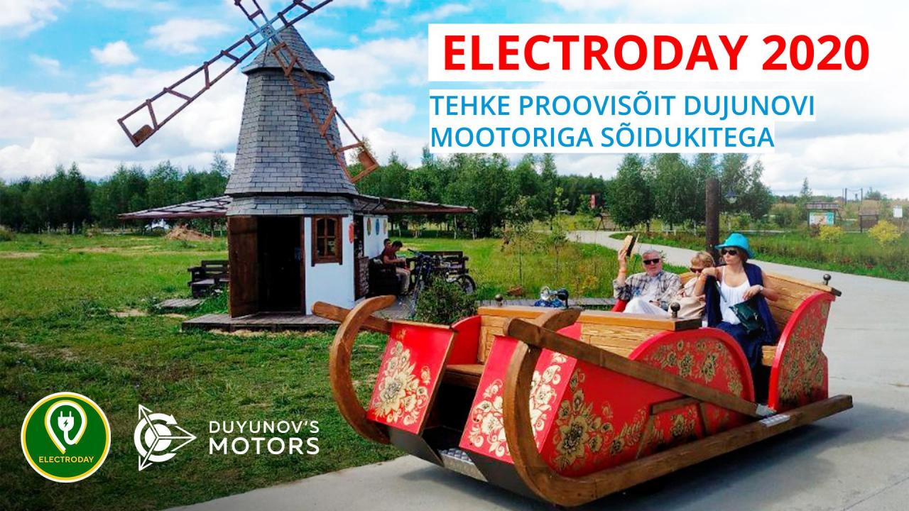 Electroday 2020: Dujunovi mootoriga tehnikat esindatakse elektritranspordi näitusel