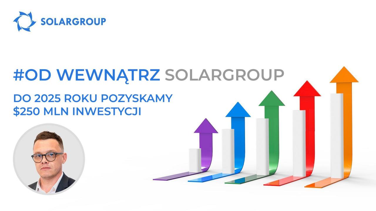 Od wewnątrz SOLARGROUP: Do 2025 roku pozyskamy 250 mln dolarów inwestycji