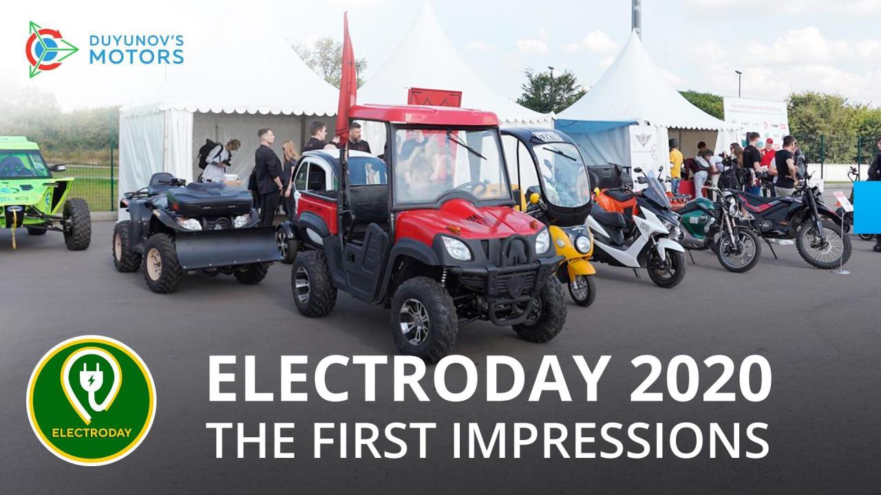 "Duyunov's motors" at Electroday 2020: the first impressions