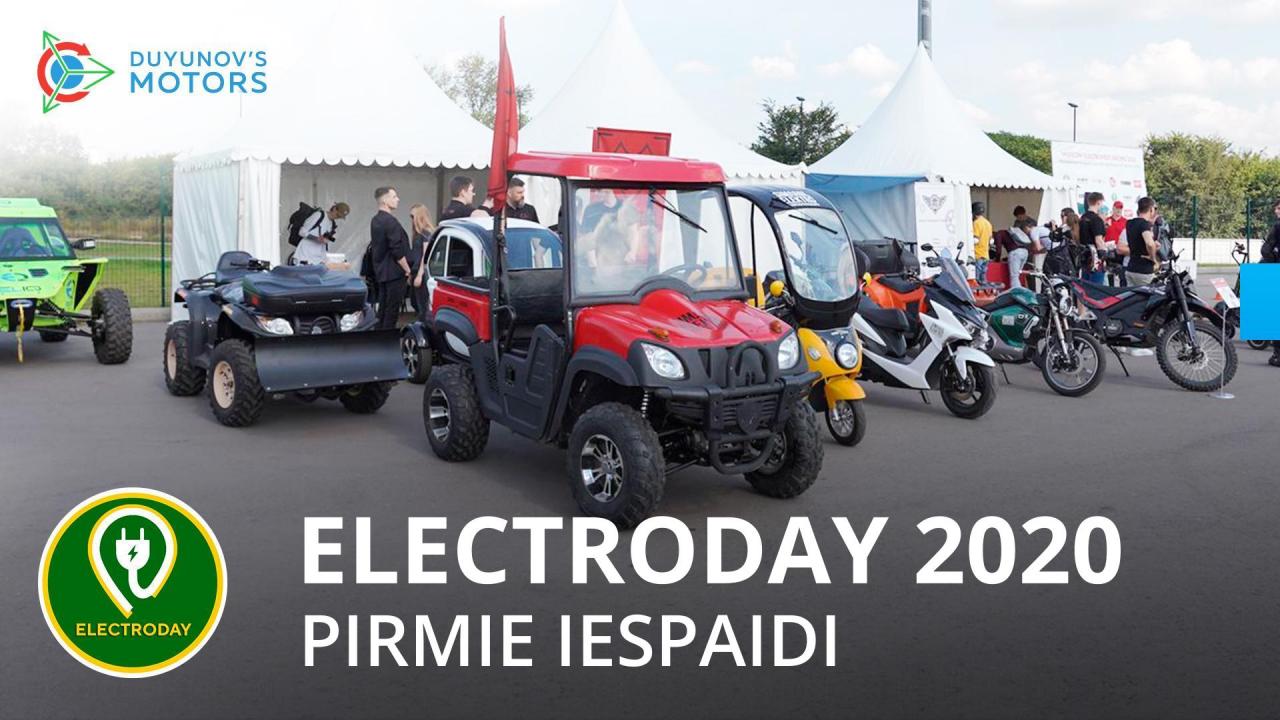 "Dujunova dzinēji" Electroday 2020: pirmie iespaidi