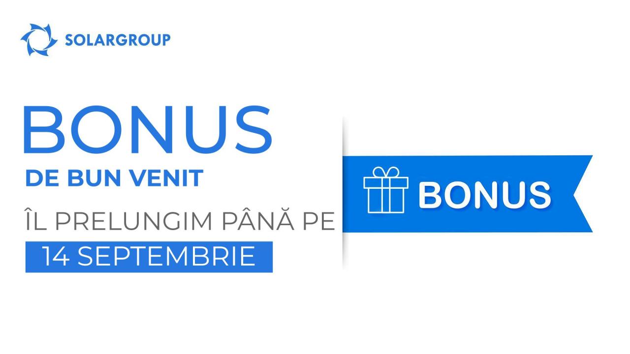 „Bonus de bun venit”: prelungim promoția destinată începătorilor cu 2 săptămâni