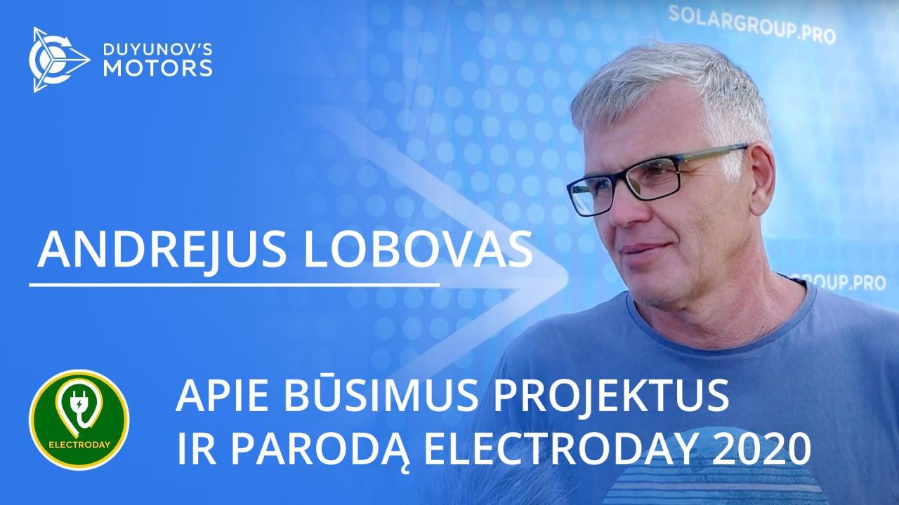 Progresas matomas: Andrejus Lobovas papasakojo apie būsimus projektus su Duyunovo varikliais ir apie tai, kaip praėjo Electroday 2020