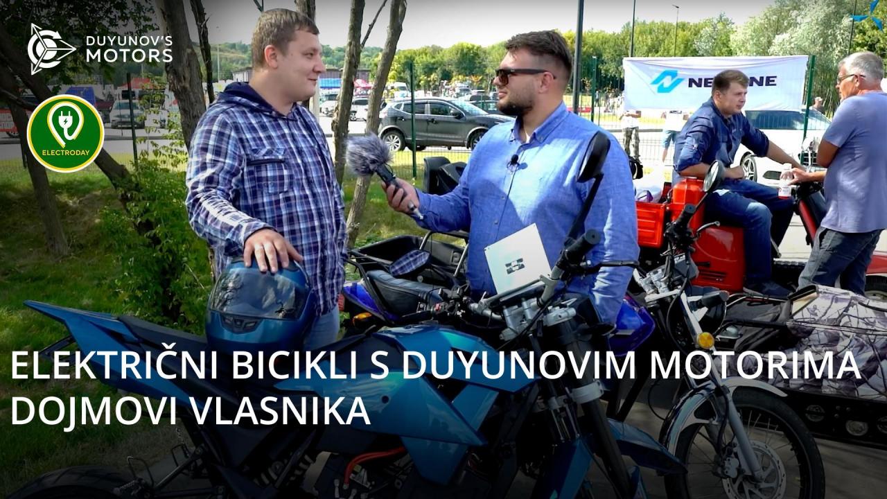 Električni bicikli s Duyunovim motorima: dojmovi vlasnika